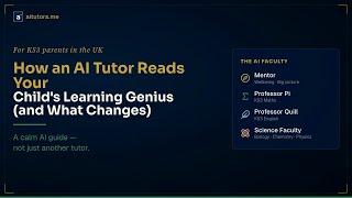 How an AI Tutor Reads Your Child's Learning Genius (and What Changes) | aitutors.me screenshot 2