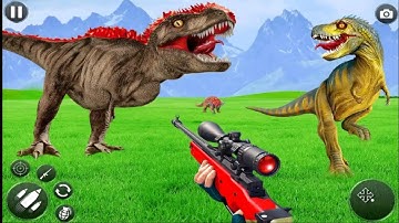 Wild Dinosaur Hunting Games Android Gameplay #4