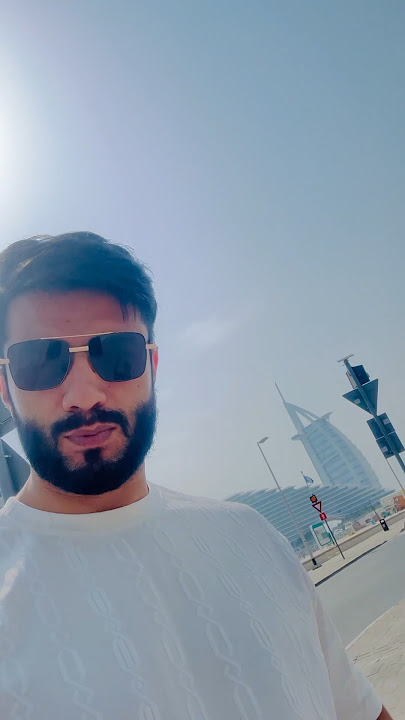 Habibi come to Dubai jumirah beach #remix mod #rizeekhan video Instagram reels #burjalarab video