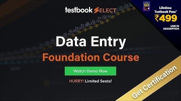 Data Entry Course for Beginners (with Certification) | Data Entry Jobs