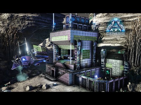 ARK: Genesis Lunar Biome - Hover Skiff Space Station 