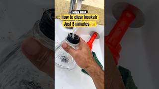 How to clean Hookah just 5 minutes | hookah wash | new hookah #shorts #hookah #shortsfeed #ytshort