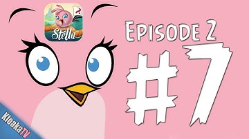 Angry Birds Stella - Level 7 - Episode 2 Walkthrough (3 Stars)