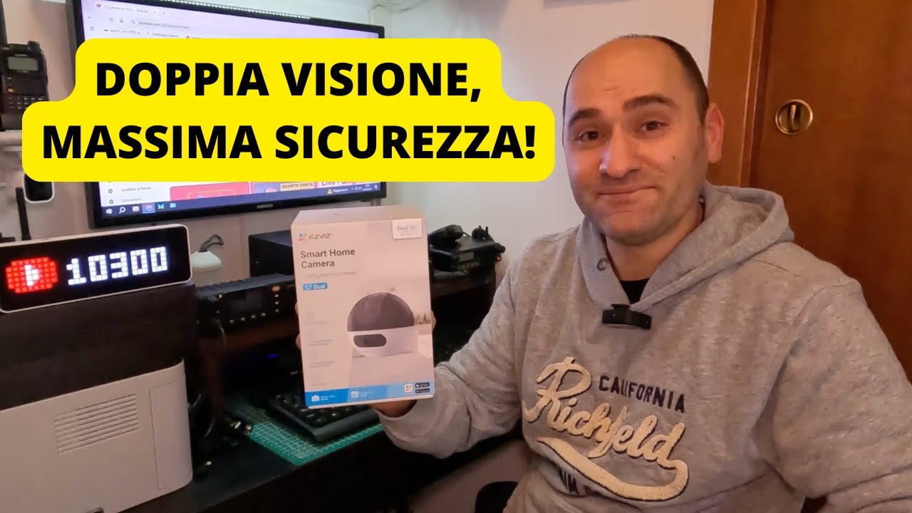 EZVIZ C7 Dual: La Telecamera con Doppio Obiettivo e AI per una Sicurezza Totale!