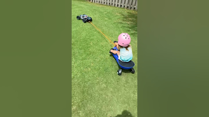 HUGE RC Car Pulls Kids on Toy! 😂