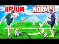 We Kicked Helium Filled Soccer Balls *INSANE RESULTS*