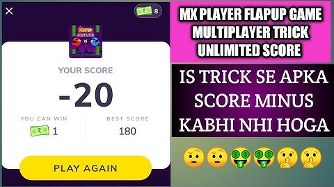 Mx player flapup multiplayer trick