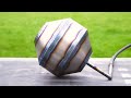 Hydroforming sphere with a pressure washer