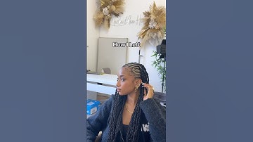 Freestyle lemonade Fulani twists #lemonadefulanibraids #fulanibraids