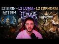 LINEAGE 2 | EIRIN - LUMA - EUPHORIA | MATEIRON EN VIVO