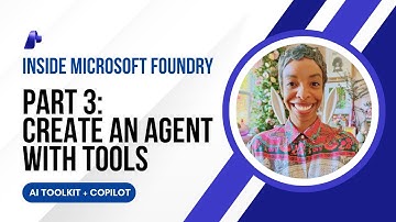 AI Toolkit + GitHub Copilot - Pt. 3:  Create an Agent with Tools