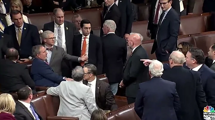 WATCH: Rogers restrained from going after Gaetz on House floor | NBC News #nbcnews