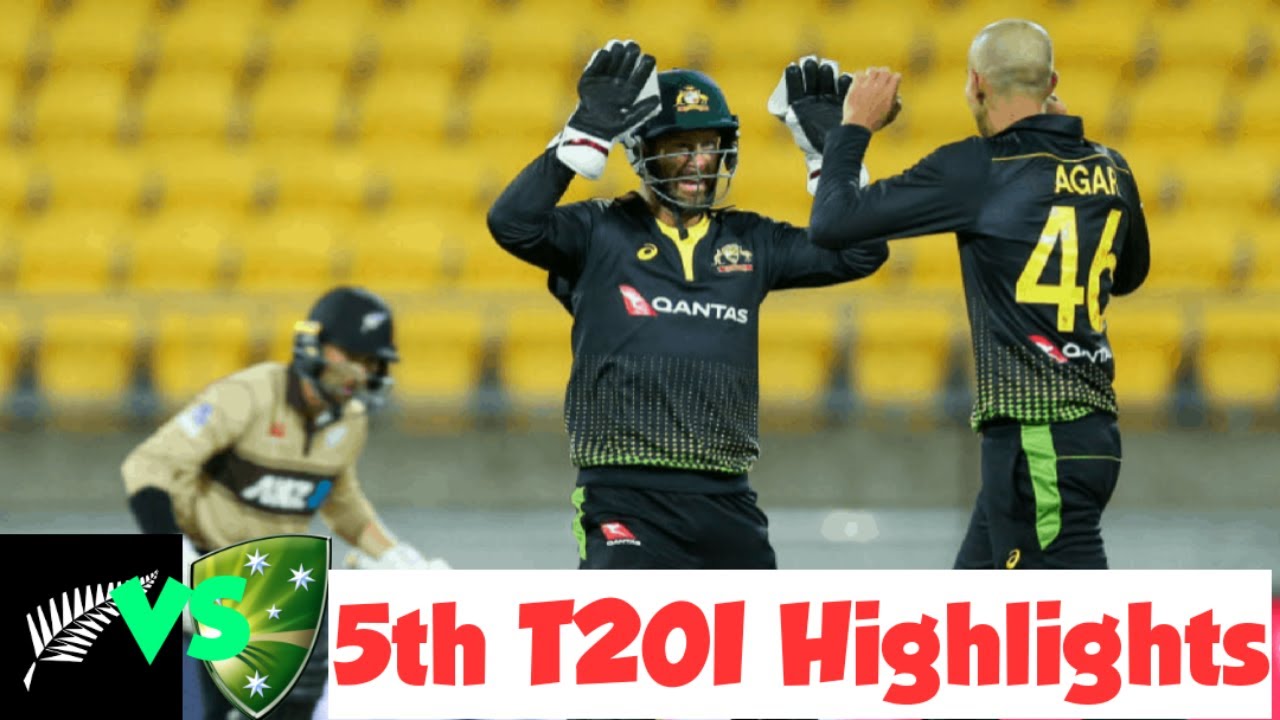 (WCC3) New Zealand vs Australia 5th T20 2021 Full Highlights ...