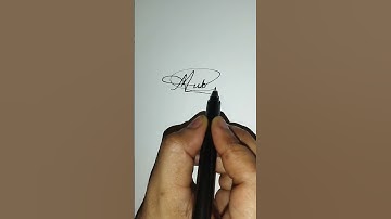 MUBASHIR Name Signature Style #Shorts #writingskills #signaturestyles #signature #calligraphy