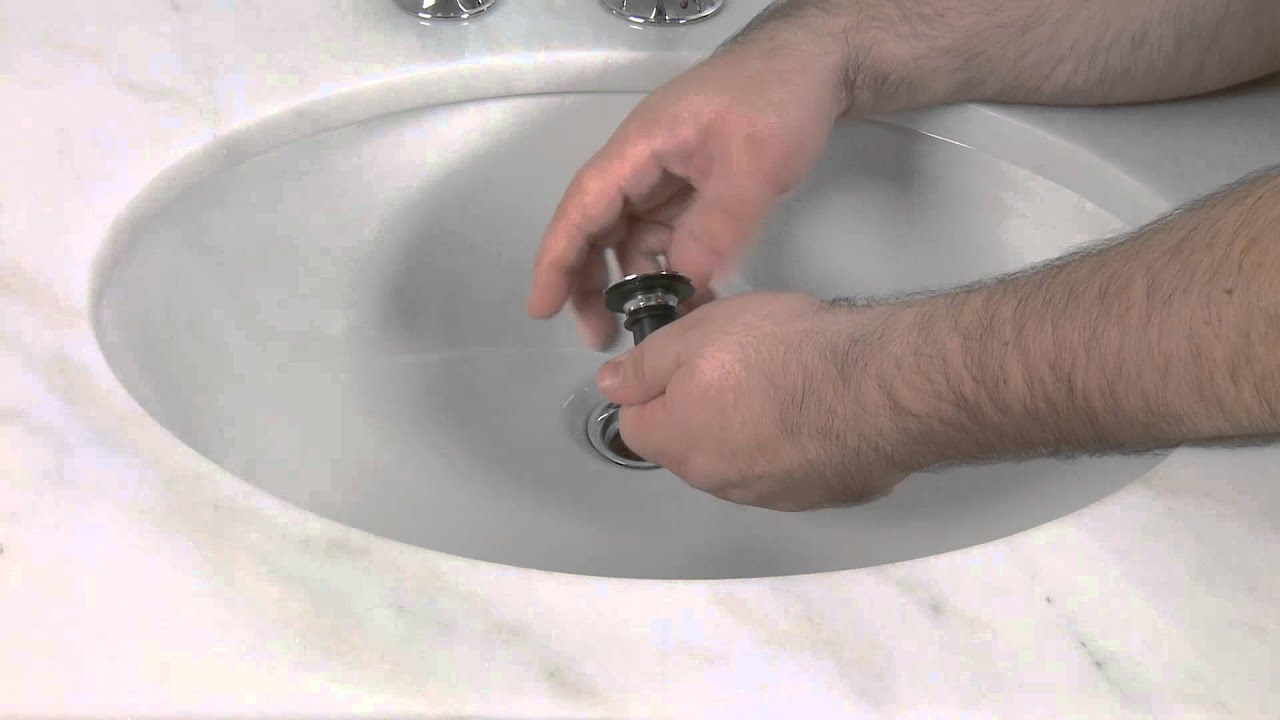 Lavatory Clicker Drain Replacement Youtube