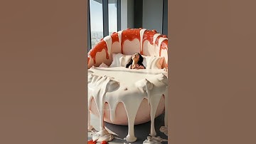 Which BED Would YOU Sleep In? 😴🛏️ | Honey 🍯 vs Cheesecake 🍓 vs Banana Split 🍌 | Relaxing AI ASMR