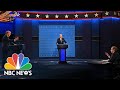 'Mr. President Let Him Answer' Trump Talks Over Biden As He Tries To Defend Son Hunter | NBC News