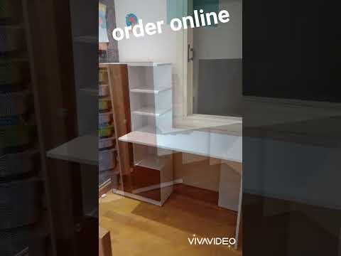 مكتب بمكتبة جانبية مكاتب باسعار تنافسبة