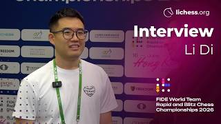 Li Di Wins Board 2 Gold With 2768 Performance! | World Team Rapid 2026