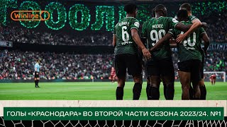 Голы ФК «Краснодар» в весенней части сезона 2023/24. Часть 1