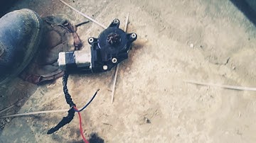 How to test the power window motor