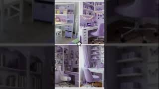 dekor kamar serba ungu pastel #fypシ #dekor