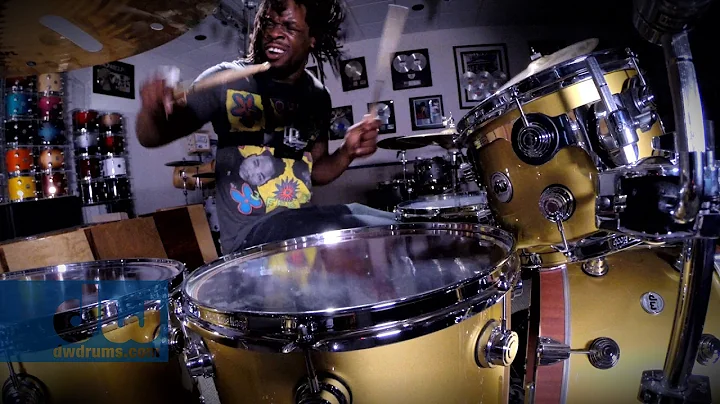 Thomas Pridgen plays DW Drums (100% GoPro)