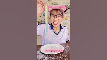 Cách làm kẹo chua cầu vồng 🌈 #shorts #anvat