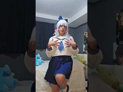 Ayaka bailando hot de #lesserafim #kamisatoayato #genshinimpact #anime #game #hoyoverse #cosplay