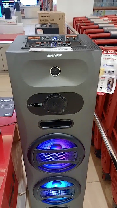 SHARP ACTIVE SPEAKER CBOX PROX20UBB
