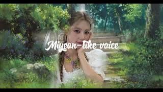 ,,wow u sound like miyeon' | miyeon-like voice sub | moonie