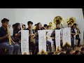 La banda del Bachillerato Musical Comunitario en concierto en la Universidad de la Sierra Juárez.