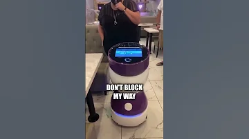 This Robot Works As A Waiter At A Restaurant And Is Hilarious 
