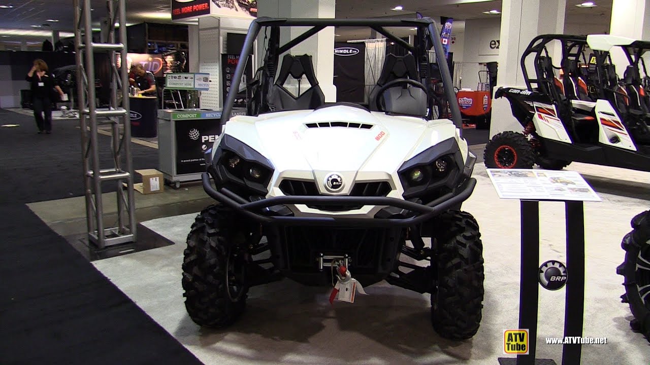 Side By Side Atv >> 2015 Can-am Commander 800 XT - Exterior and Interior Walkaround - 2014 Toronto ATV Show - YouTube Side By Side Atv >> 2015 Can-am Commander 800 XT - Exterior and Interior Walkaround - 2014 Toronto ATV Show - YouTube