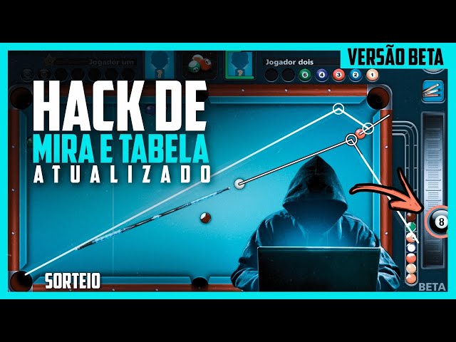 HACKER DE MIRA E TABELAS GRÁTIS NO 8 BALL POOL ATUALIZADO NA NOVA VERSÃO  BETA 