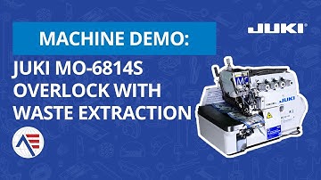 JUKI MO-6814S DIRECT DRIVE 4 THREAD OVERLOCK INCLUDING THREAD CHAIN CUTTER