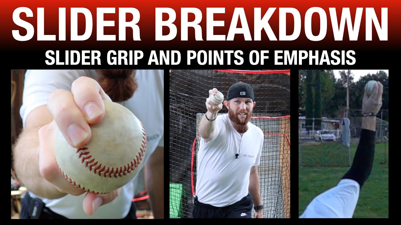 how to grip a slider in baseball