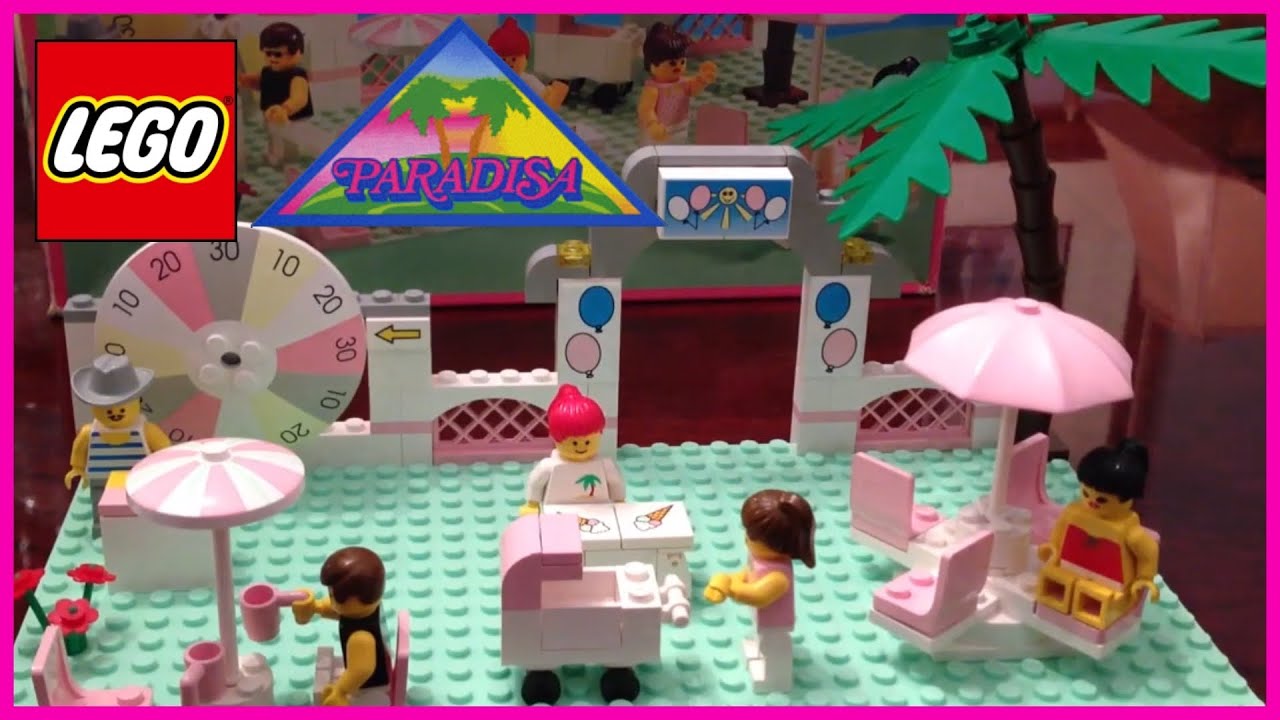 LEGO TOWN PARADISA 6409 Island Arcade from 1993 - review - YouTube