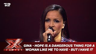 Gina synger ’Hope Is a Dangerous Thing...' - Lana Del Rey  (Live) | X Factor 2019 | TV 2 Resimi