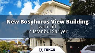 New Bosphorus View Building with Lift in Istanbul Sariyer | Istanbul Homes ®