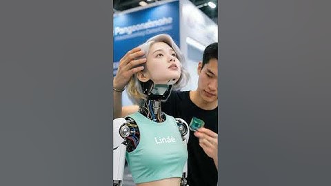 Humanoid Robot Girl Comes To The New Generation Chip Replacement Center With Me  #aiart #robotgirl