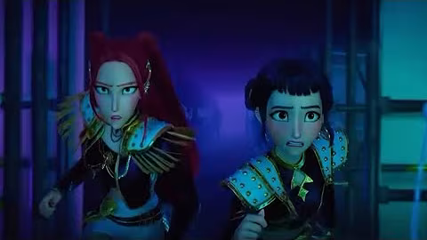 Zoey and Mira Find Out Rumi’s A Demon | Kpop Demon Hunters Scene