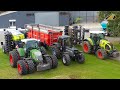 Getreideernte in frankreich  m.rescher new holland traktor fendt claas ih 1455 landwirtschaft