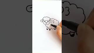 طريقه رسم خروف