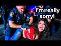 Violent Karen Gets Drunk, Attacks Mom, Then Brutally KICKS Cop's Face