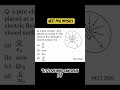 neet privious year question for physics electrostatic #neet #shorts #motivation #futuremedicos