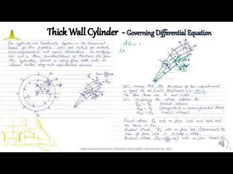 Lecture Thick Wall Cylinder mp4 - YouTube