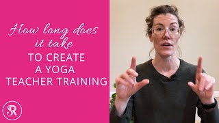 How Long Does It Take To Create A Yoga Teacher Training? Yoga Education Tips with Rachel screenshot 2