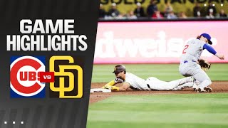 Cubs vs. Padres Game Highlights (4\/9\/24) | MLB Highlights