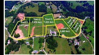 Aerial Tour of 38.45 Ac± in 6 Tracts Online at Tays Realty & Auction, LLC